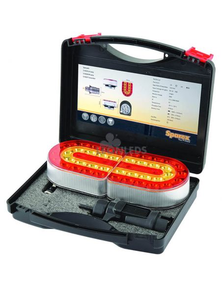 Luzes de LED para reboque ou implemento agrícola sem fio | Leon Iluminação LED