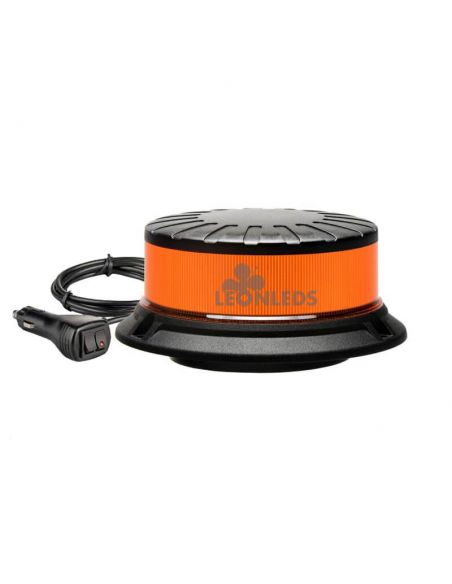 Rotativo LED plano con conector de mechero 12V 24V NR65 TA2 Agropar | LeonLeds Iluminación