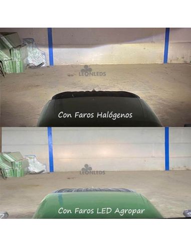 Phare LED encastrable rond 45w et 4050Lm Fendt Claas Agropar | leonleds