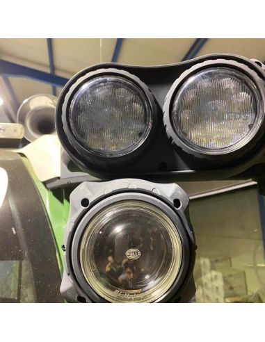 Faro LED redondo empotrable 45w y 4050Lm Fendt Claas Agropar | LeonLeds