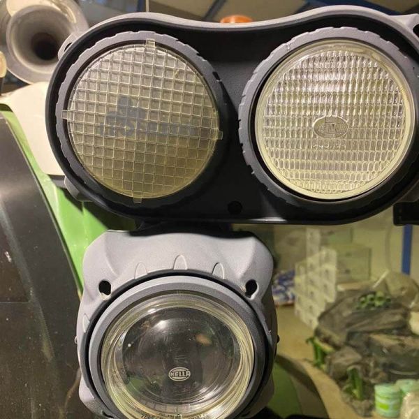 Faro LED redondo empotrable 45w y 4050Lm Fendt Claas Agropar | LeonLeds