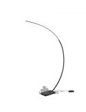Lámpara de pie LED minimalista Bangkok negra Trio Lighting | LeonLeds
