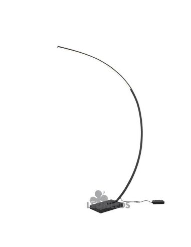 Lámpara de pie LED minimalista Bangkok negra Trio Lighting | LeonLeds