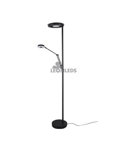 Luminária de pé com intensidade regulável Barrie Trio Lighting | candeeiro de pé de metal | Iluminação Leds Leão