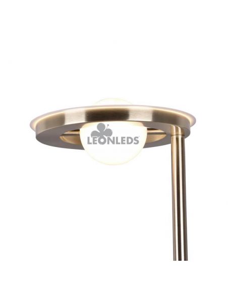 Lámpara de pie LED con color de luz regulable Barrie Trio Lighting | lampara pie metal | León Leds Iluminación