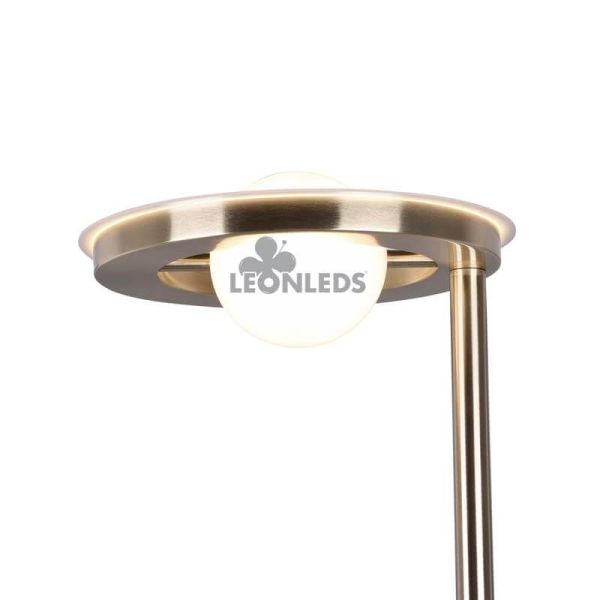 Lámpara de pie LED con color de luz regulable Barrie Trio Lighting | lampara pie metal | León Leds Iluminación