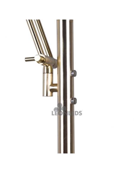 Candeeiro de pé LED com cor de luz ajustável Barrie Trio Lighting | estrutura metálica | Iluminação Leds Leão