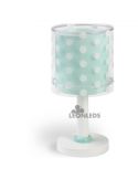 Lampe de table pour enfant Turquoise Dots Dalber 41001H | Éclairage LeonLeds