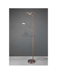 Lámpara de pie LED bronce viejo Barrie 424210304 4017807467635 Trio Lighting | LeonLeds 2