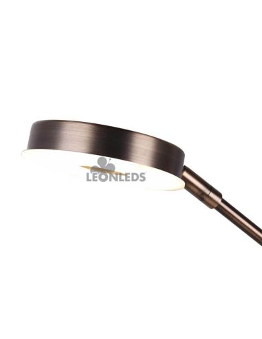 Lampadaire LED Barrie Trio Lighting en bronze antique | Bras long | León Leds Lighting