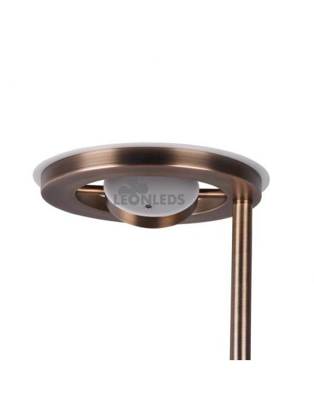 Lámpara de pie LED bronce viejo Barrie Trio Lighting | especial lectura | León Leds Iluminación