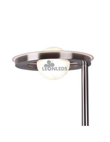 Lampadaire LED à deux bras Barrie Trio Lighting | lampadaire en métal | Éclairage Led Lion