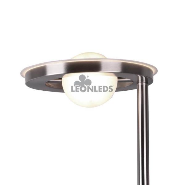 Lampadaire LED à deux bras Barrie Trio Lighting | lampadaire en métal | Éclairage Led Lion