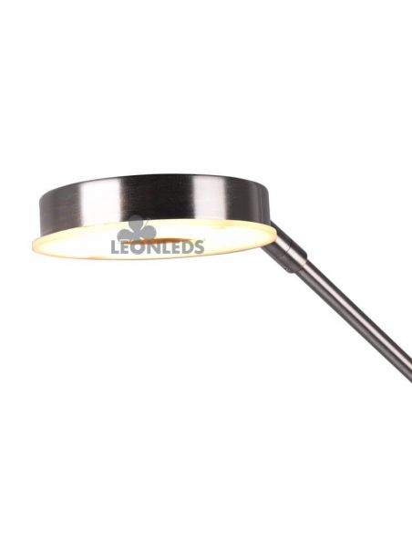 Lámpara de pie LED dos brazos Barrie Trio Lighting | estructura metal | León Leds Iluminación