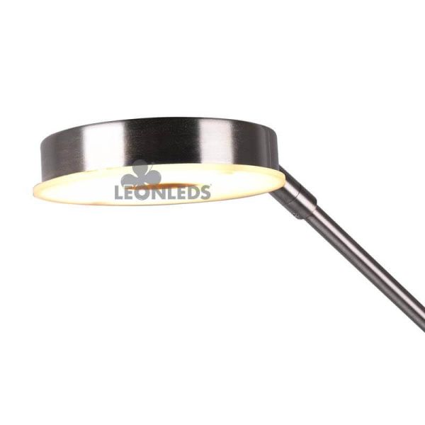 Lampadaire LED à deux bras Barrie Trio Lighting | charpente métallique | Éclairage Led Lion