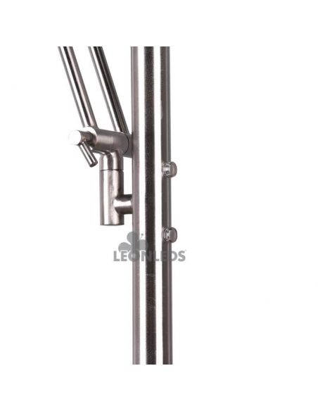 Lámpara de pie LED dos brazos Barrie Trio Lighting | brazo corto | León Leds Iluminación