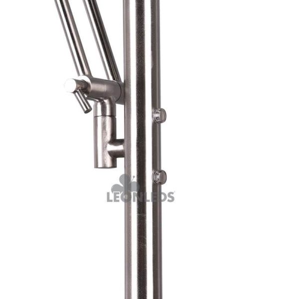 Candeeiro de pé LED de dois braços Barrie Trio Lighting | braço curto | Iluminação Leds Leão