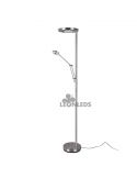 Lámpara de pie LED dos brazos Barrie Trio Lighting | brazo largo | León Leds Iluminación