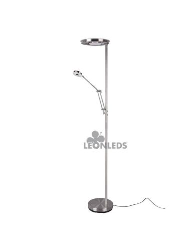 Candeeiro de pé LED de dois braços Barrie Trio Lighting | braço longo | Iluminação Leds Leão
