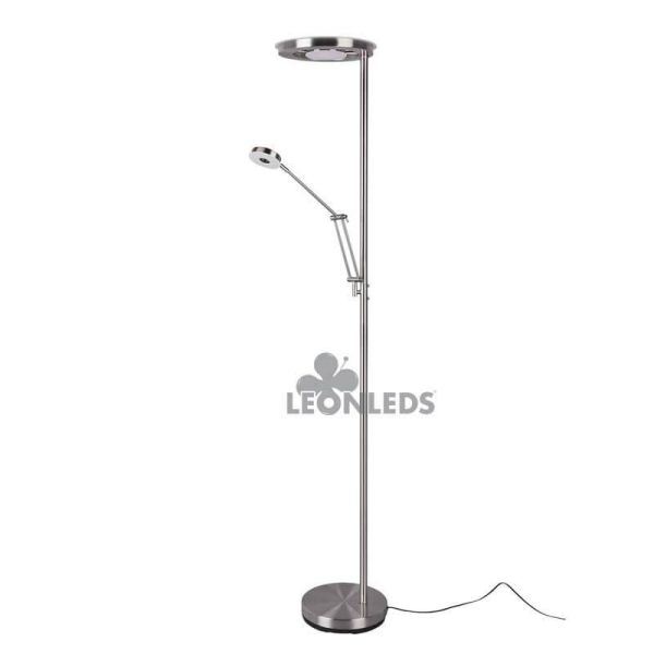 Lámpara de pie LED dos brazos Barrie Trio Lighting | brazo largo | León Leds Iluminación