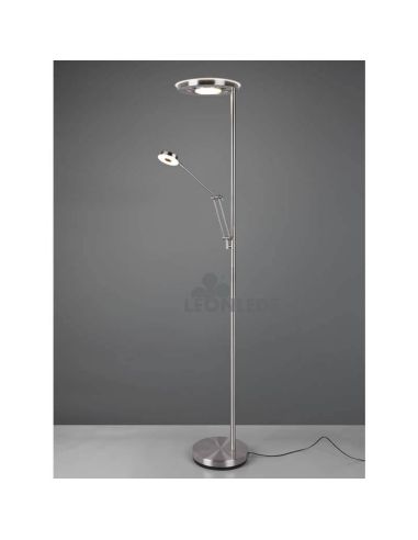 Lámpara de pie LED dos brazos Barrie Trio Lighting | especial lectura | León Leds Iluminación