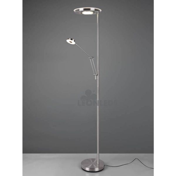 Candeeiro de pé LED de dois braços Barrie Trio Lighting | leitura especial | Iluminação Leds Leão