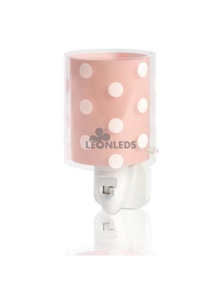 Dalber 41005S Veilleuse LED à pois roses | leonleds