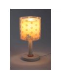 Lampe de table pour enfant Points roses Dalber 41001S | Éclairage LeonLeds