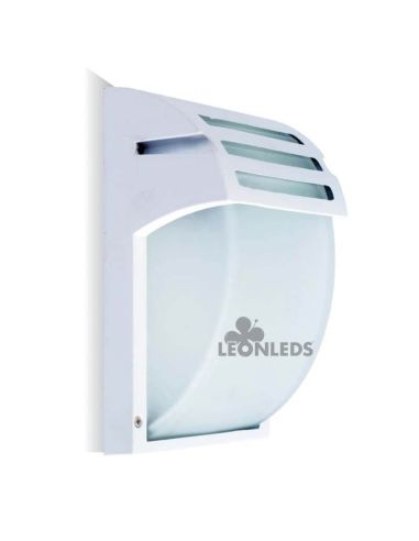 Aplique de Pared Exterior IP44 1XE27 de color blanco | LeonLeds Iluminación
