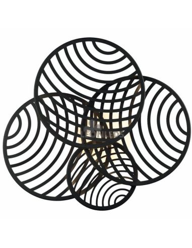 Plafonnier LED 60W Collage Noir ou Or 7230 | LeonLeds Lighting