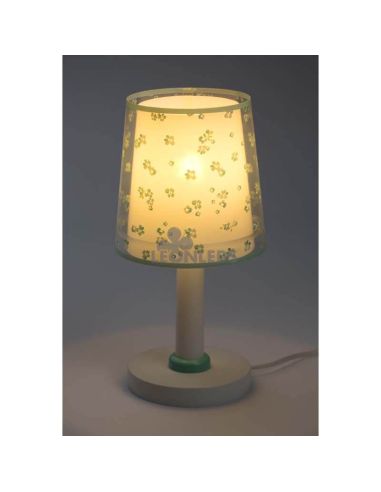 Lámpara de mesa infantil Turquesa Dream Flowers Dalber 81171H | LeónLeds Iluminación