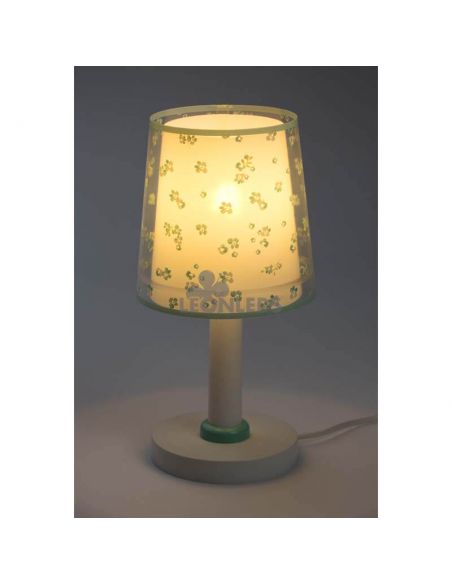 Candeeiro de Mesa Infantil Turquesa Dream Flowers Dalber 81171H | Leon Iluminação LED