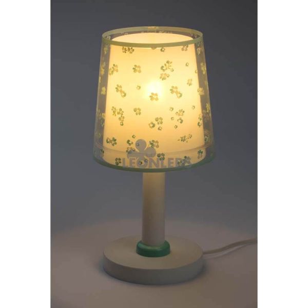 Lampe de table enfant turquoise Dream Flowers Dalber 81171H | Éclairage LeonLeds