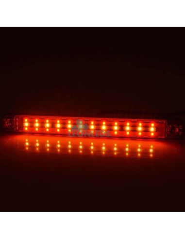 Barra de LED traseira 3 funções homologada Was 1505 | leonleds