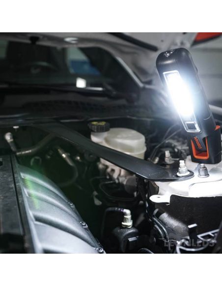 Linterna de trabajo LED a pilas LEDinspect® PROFFESIONAL 180 | LeonLeds