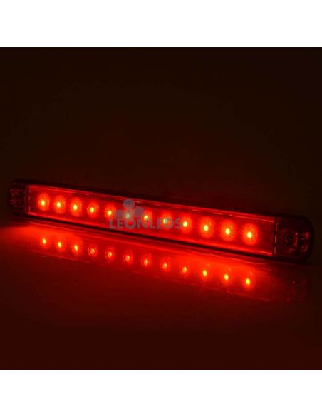Barra de LED traseira com posição e freio 1504 Was | leonleds