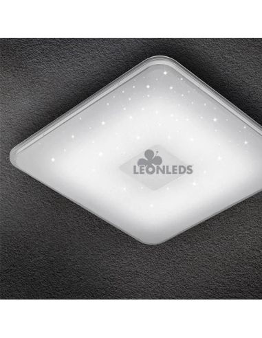 Plafón LED con memoria Samurai Trio Lighting| plafón estrellado techo interior | León Leds Iluminación