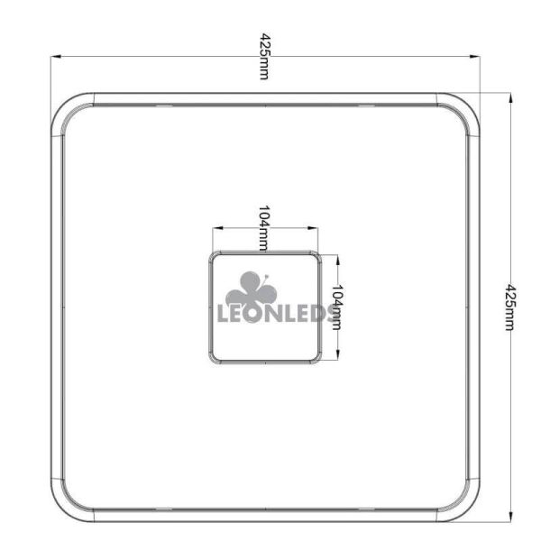 Plafonnier LED à mémoire Samurai Trio Lighting| plafonnier blanc et étoiles | Éclairage Led Lion