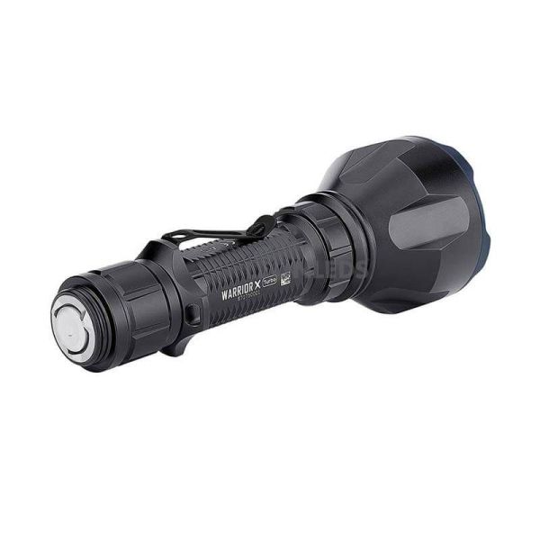 Olight Warrior X Turbo Kit de chasse avec lampe de poche LED Mallette | avec deux filtres rouge et vert | Éclairage Led Lion
