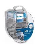 Lâmpadas H1 luz mais branca Whitevision Ultra Philips | Leon Iluminação LED