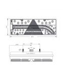 Dimensiones Piloto trasero Full LED Schmitz Europoint III Aspock | LeonLeds Iluminación