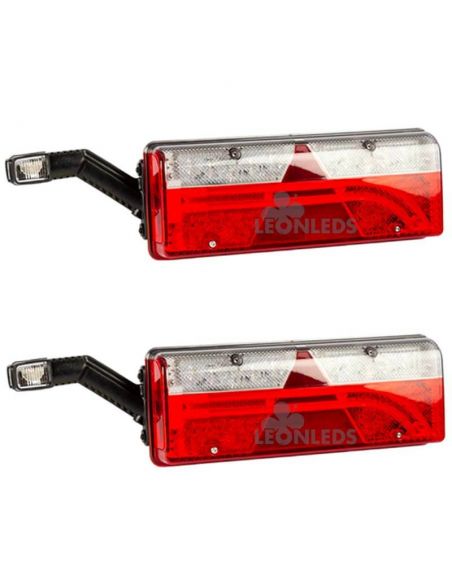 Lanterna traseira Full LED Europoint III com buzina superpoint IV Lecitrailer Schmitz Aspock | leonleds