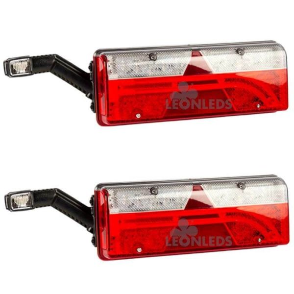 Feu arrière Full LED Europoint III avec klaxon superpoint IV Lecitrailer Schmitz Aspock | leonleds