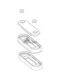 Piloto LED de galibo para barra o superficie plana Ambar, Blanco o Rojo FT-073 Fristom | LeonLeds