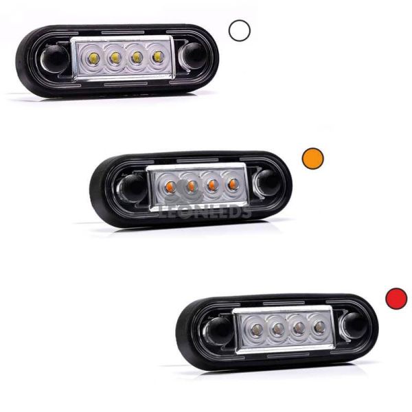 Feu de gabarit LED pour bar ou surface plane Ambre, Blanc ou Rouge FT-073 Fristom | Éclairage LeonLeds
