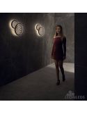 Plafón / Aplique de diseño LED 30W Collage Negro  Dimensiones | LeonLeds Iluminación