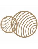 Plafonnier / applique design LED 30W Collage Or Dimensions | Éclairage LeonLeds