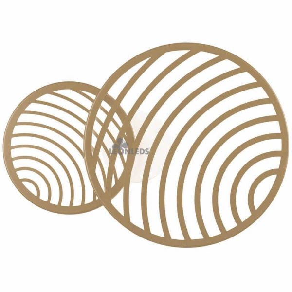 Luminária de teto design / luminária de parede LED 30W Collage Gold Dimensões | Leon Iluminação LED
