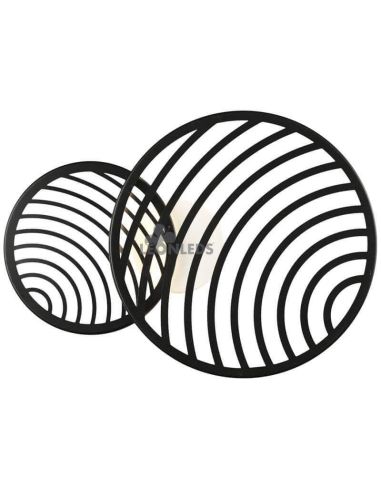 Luminária de teto/parede design LED 30W Colagem Preto Dimensões | Leon Iluminação LED