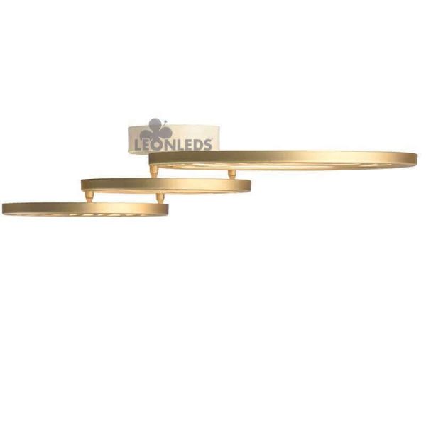 Aplique y Plafón Collage LED 40W Oro 7233 Mantra | LeonLeds Iluminación